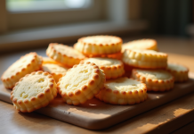 Biscuits ladyfinger faits maison sur une table en bois rustique