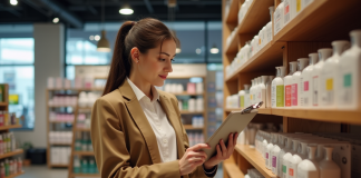 Ouvrir un magasin rentable : quelle activité choisir ? Femme organisée dans une boutique moderne et bien rangée