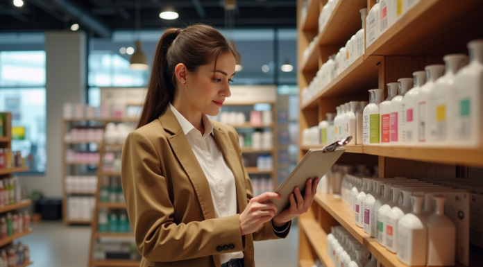 Ouvrir un magasin rentable : quelle activité choisir ? Femme organisée dans une boutique moderne et bien rangée