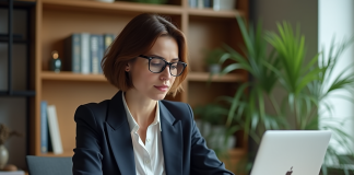 Traduction directe : comment ça se passe ? Les étapes clés à connaître Femme professionnelle en bureau lisant des documents