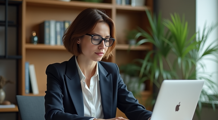 Traduction directe : comment ça se passe ? Les étapes clés à connaître Femme professionnelle en bureau lisant des documents