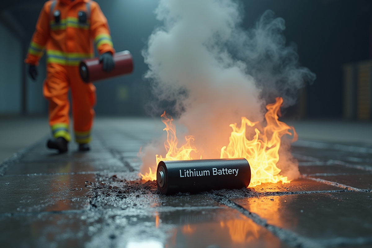 batteries incendie
