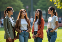 Stéréotypes vestimentaires : décryptage et impact sociétal à connaître Groupe divers d'adultes en ville représentant différentes cultures