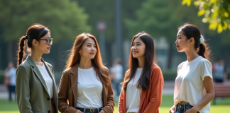 Stéréotypes vestimentaires : décryptage et impact sociétal à connaître Groupe divers d'adultes en ville représentant différentes cultures